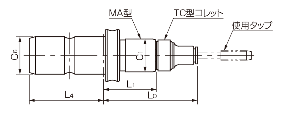 MA型-DT型用専用タップホルダ